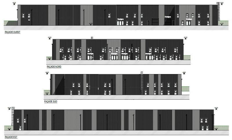 Local d'activités - 3 486 m²