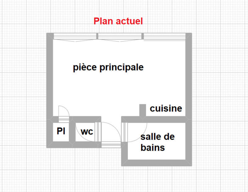 Appartement - 23 m² - 1 pièce
