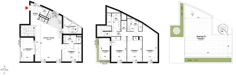 Appartement - 126 m² - 5 pièces