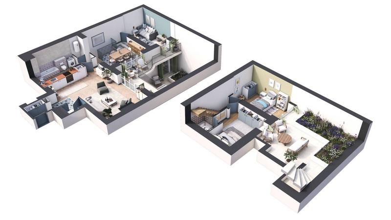 Appartement - 93 m² - 4 pièces