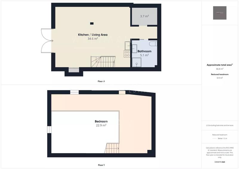 Appartement - 41 m² - 1 pièce