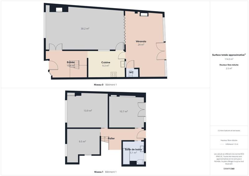 Maison - 94 m² - 4 pièces