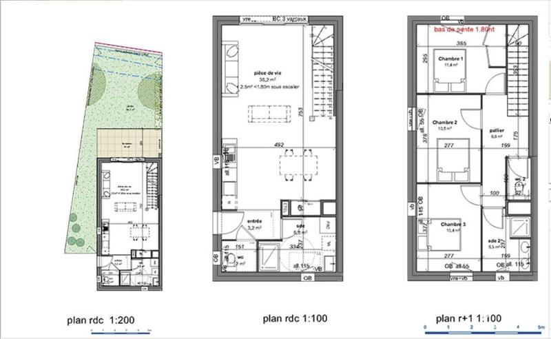 Maison - 94 m² - 4 pièces
