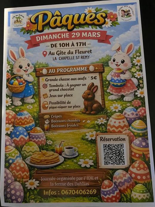 Chasse aux oeufs de Pâques