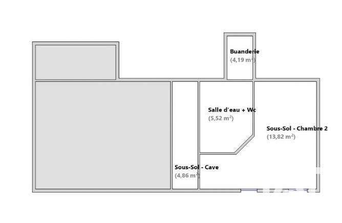 Maison - 60 m² - 3 pièces