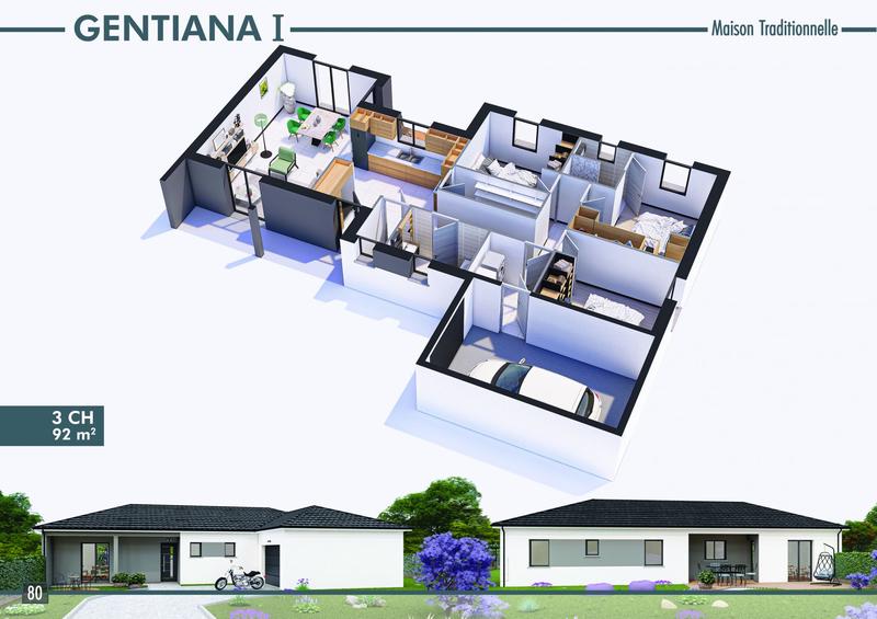 Maison traditionnelle - 123 m² - 6 pièces