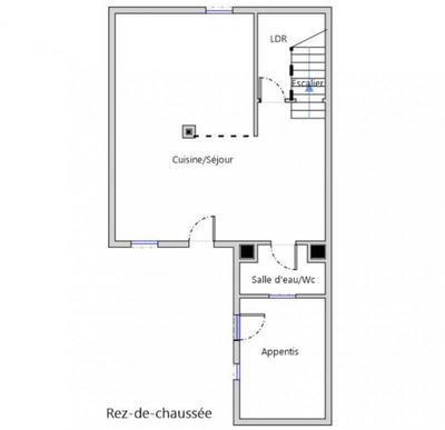 Maison - 66 m² - 3 pièces