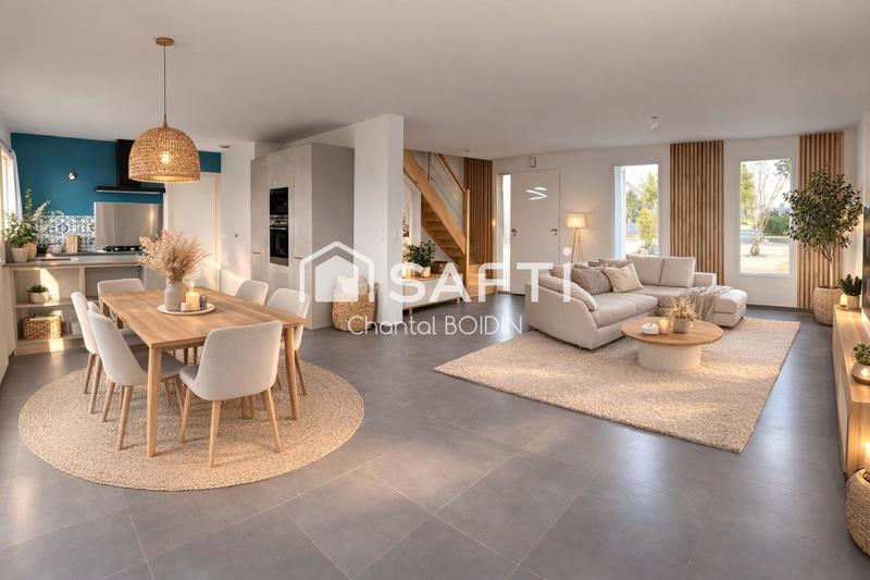 Maison - 93 m² - 4 pièces