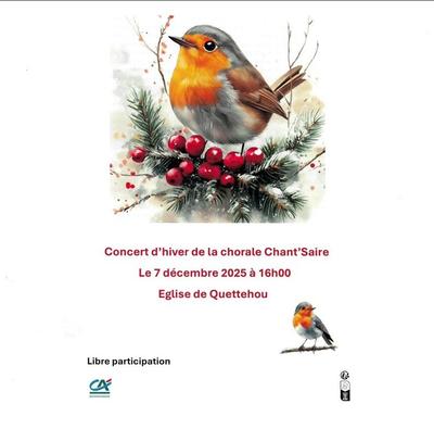 Concert d'hiver : chorale Chant’Saire