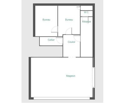 Local commercial - 88 m² - 4 pièces