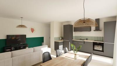 Maison - 63 m² - 3 pièces