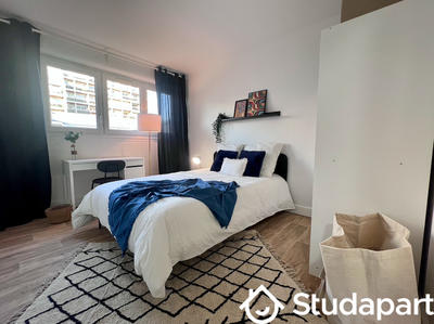 Chambre - 9 m² - 1 pièce