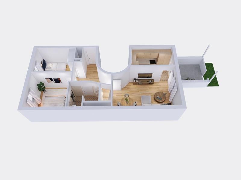 Appartement - 63 à 91 m² - 3 à 5 pièces