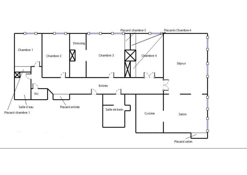 Appartement - 151 m² - 6 pièces
