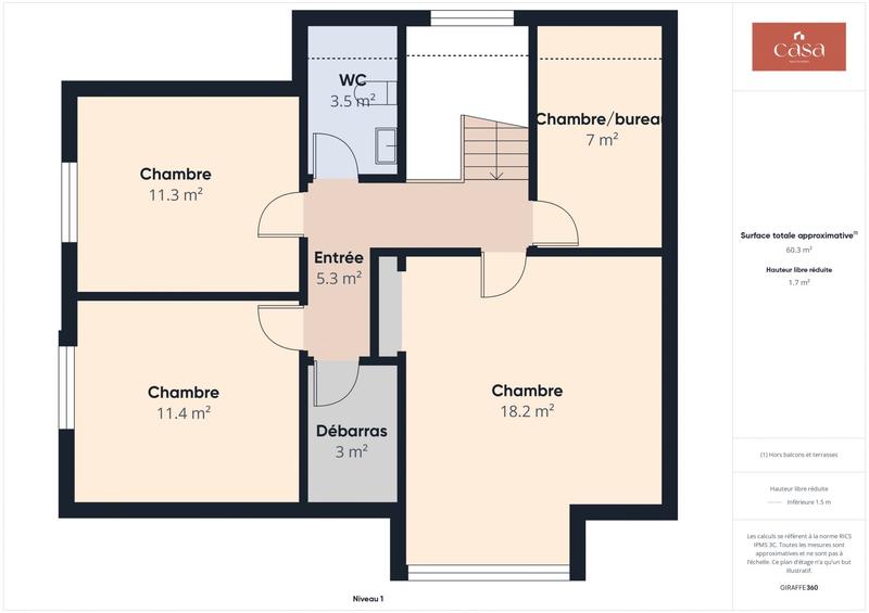 Maison ancienne - 130 m² - 5 pièces