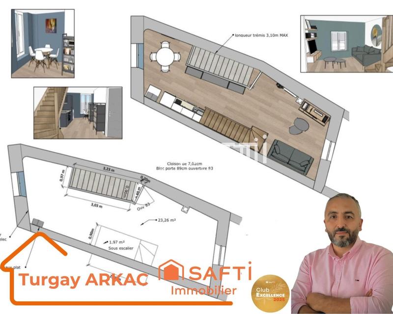 Local commercial - 120 m² - 5 pièces