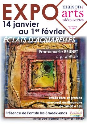 Exposition Éclats d'aquarelles