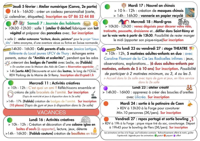 Activités créatives