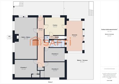 Maison - 219 m² - 5 pièces