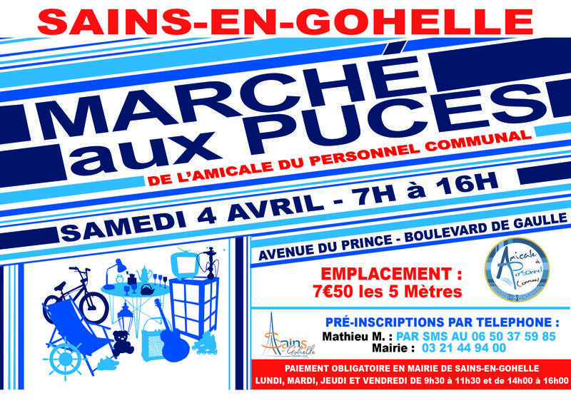 Marche aux puces de l'amicale du personnel communal