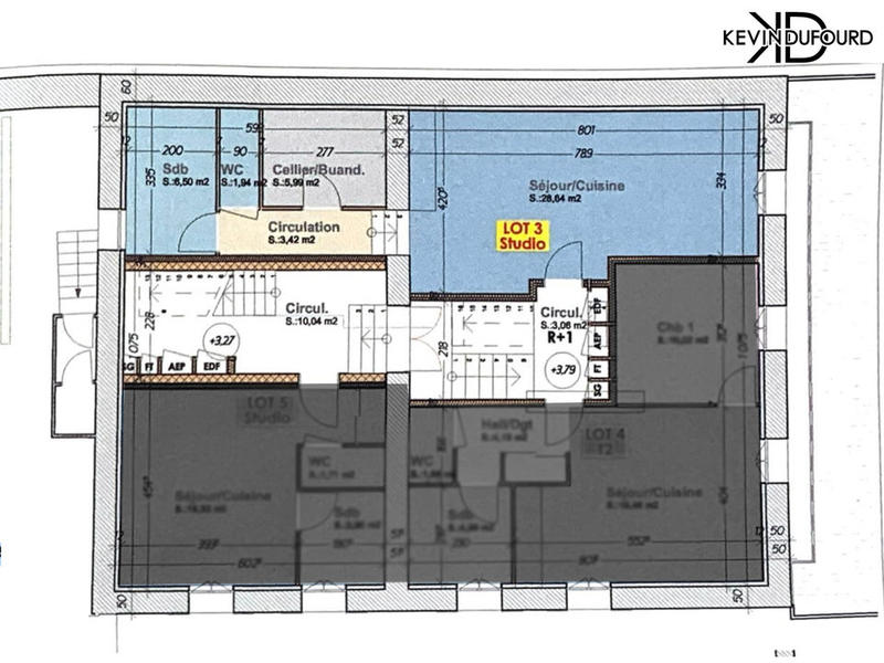 Appartement - 49 m² - 2 pièces