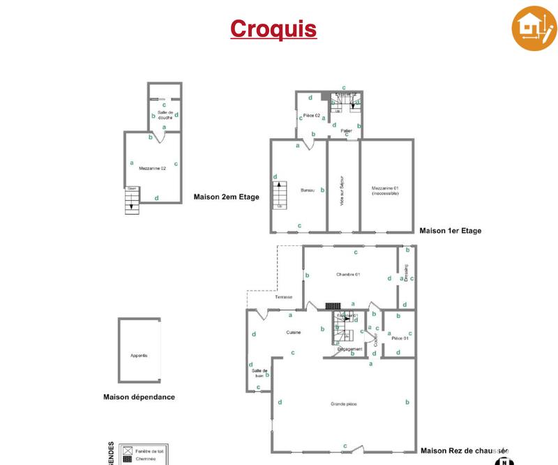 Maison de village - 153 m² - 5 pièces