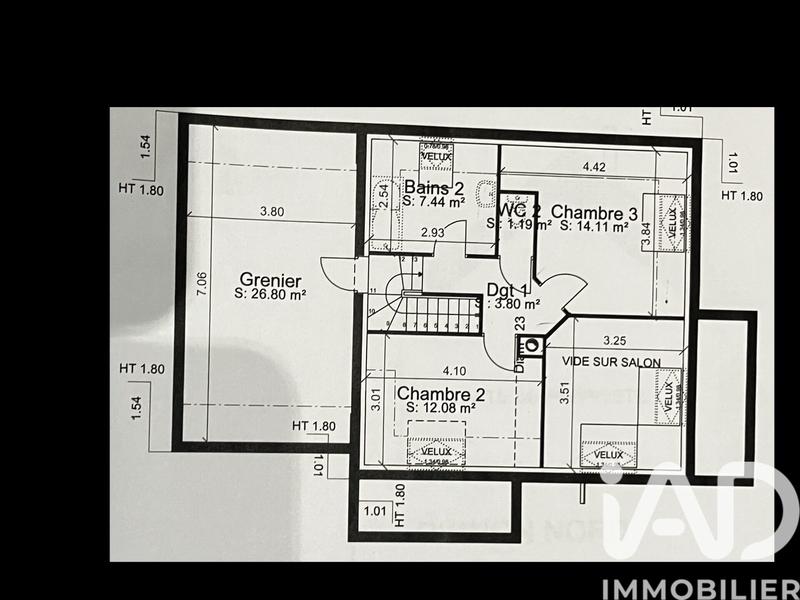 Maison - 110 m² - 5 pièces