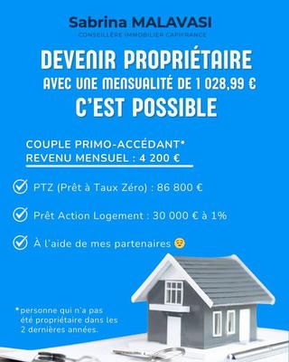 Appartement - 62 m² - 2 pièces