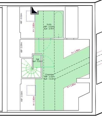 Maison - 91 m² - 5 pièces