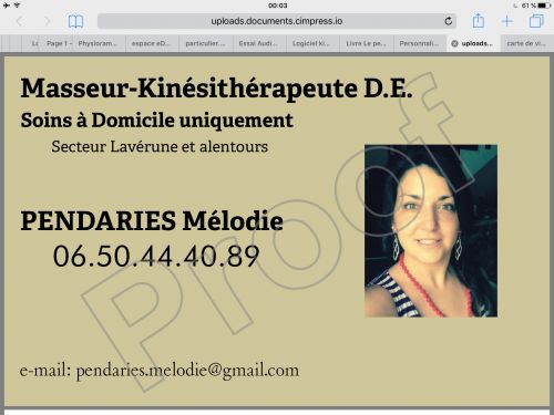 Kinésithérapeute à domicile Lavérune