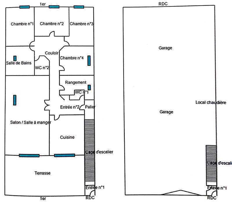 Immeuble - 437 m² - 4 pièces