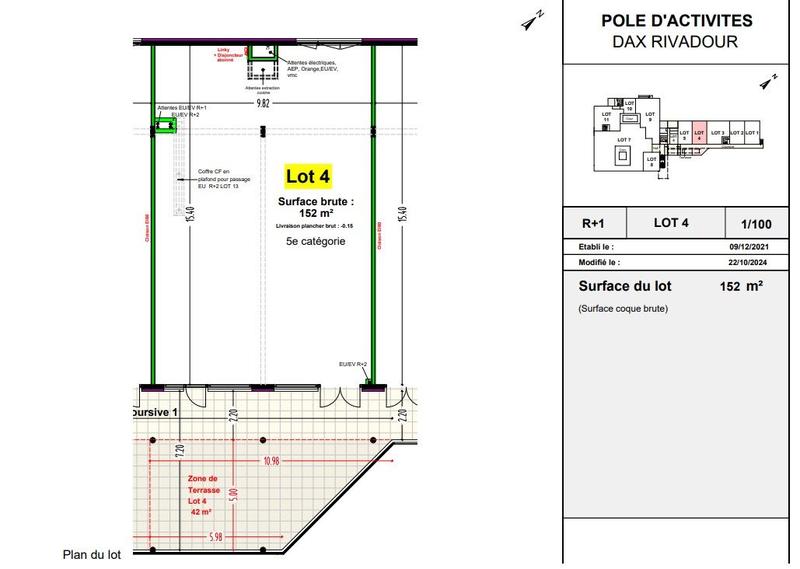 Local commercial - 152 m²