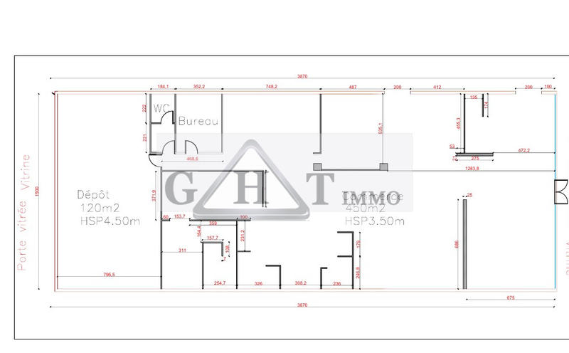 Local commercial - 570 m²