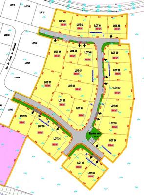 Terrain de lotissements - 305 m²