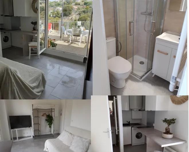 Studio - 14 m² - 1 pièce