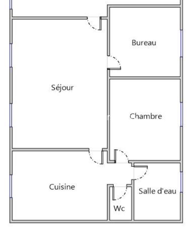 Appartement - 60 m² - 3 pièces