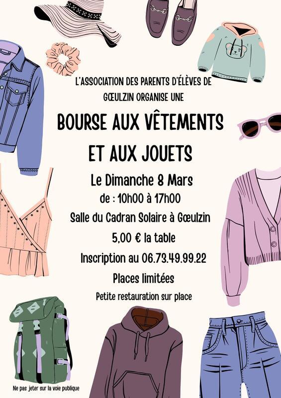 Bourse aux vêtements et jouets