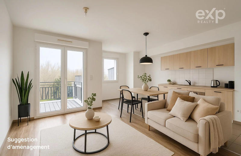 Appartement - 42 m² - 2 pièces