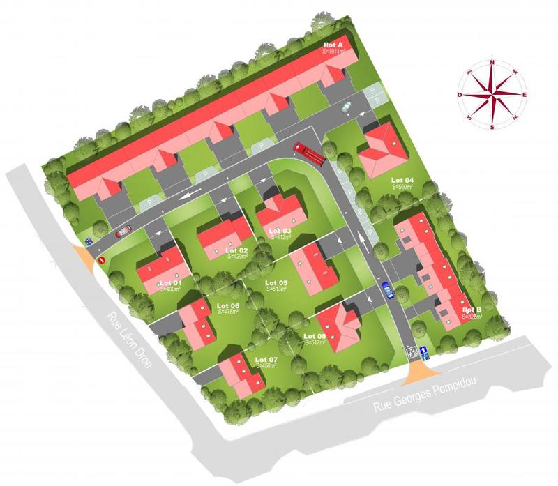 Terrain constructible - 513 m²