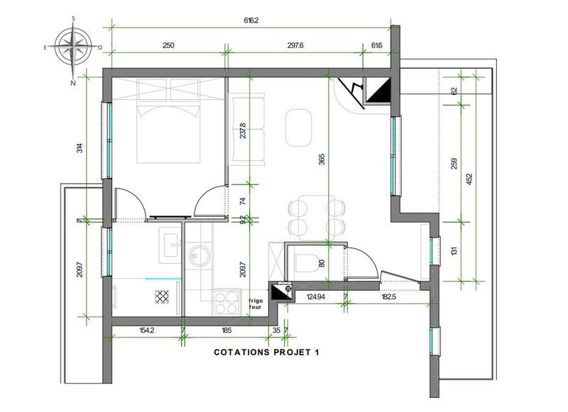 Appartement - 30 m² - 2 pièces
