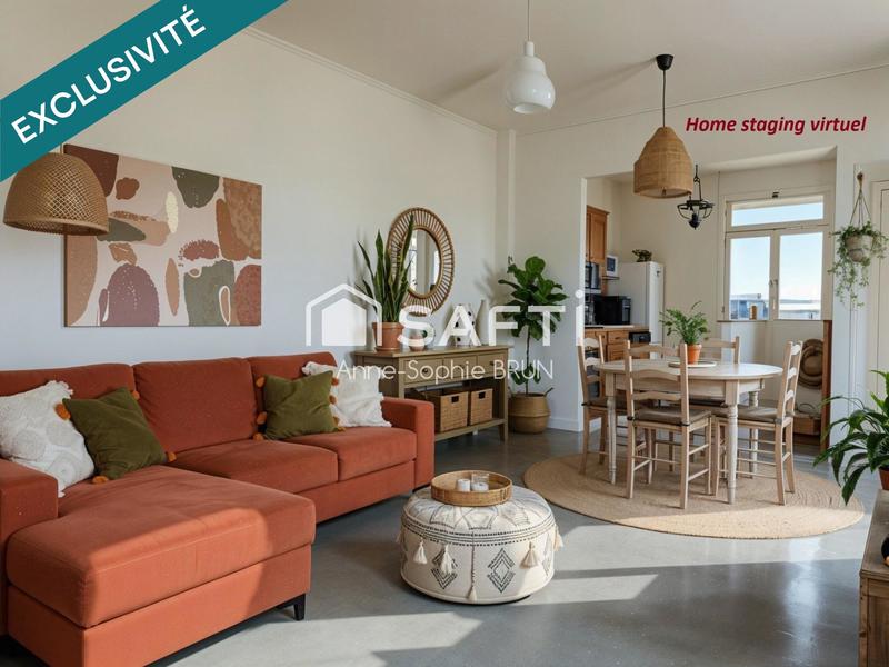 Maison de ville - 65 m² - 3 pièces