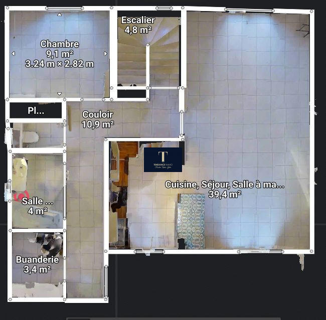 Maison traditionnelle - 133 m² - 5 pièces