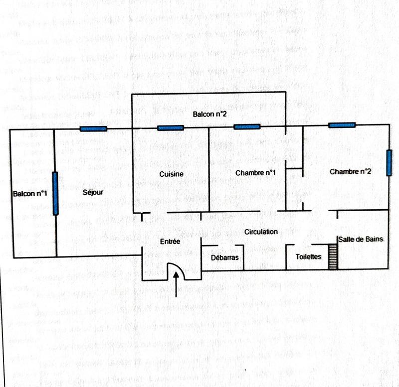Appartement - 82 m² - 3 pièces