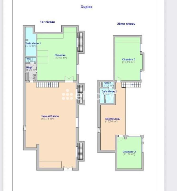 Appartement - 130 m² - 4 pièces