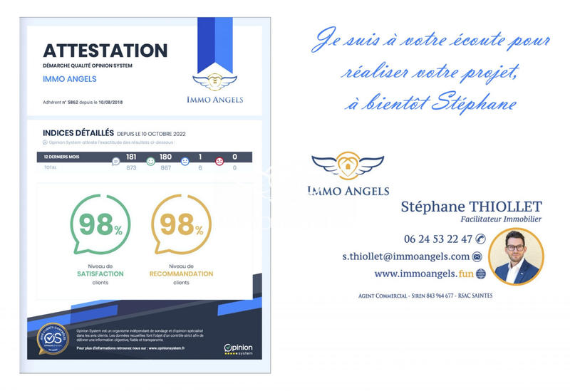 Appartement - 40 m² - 2 pièces