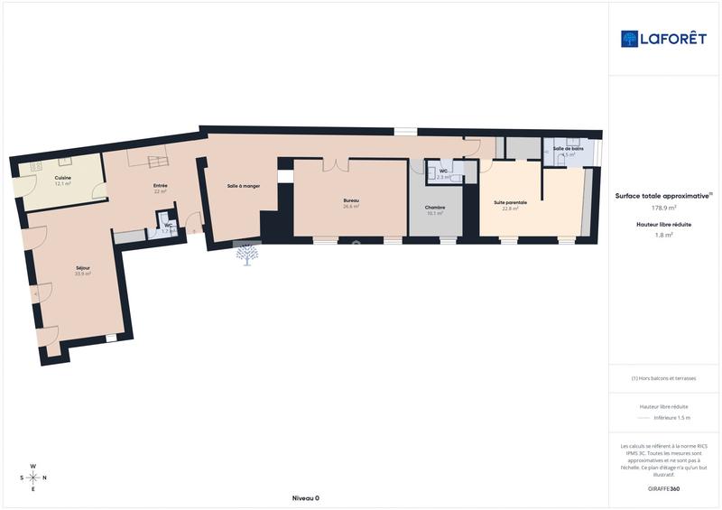 Appartement - 200 m² - 7 pièces