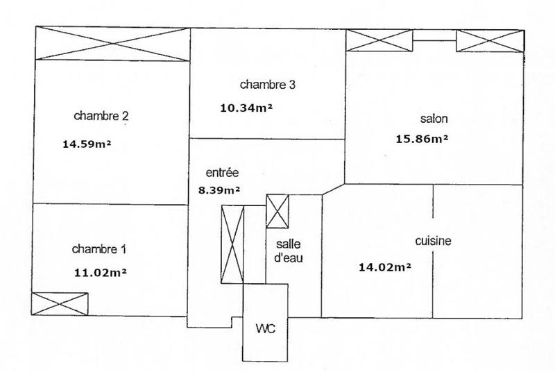 Appartement - 79 m² - 4 pièces