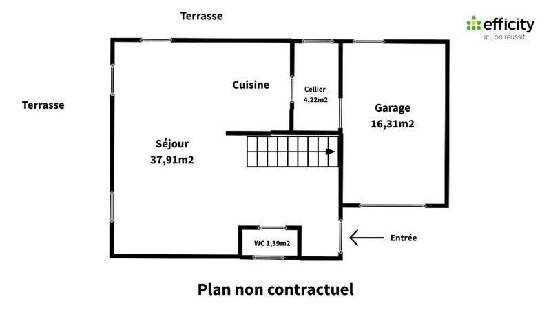 Maison - 85 m² - 4 pièces