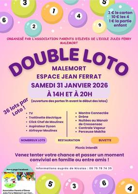 Double loto de l'Ape Jules Ferry