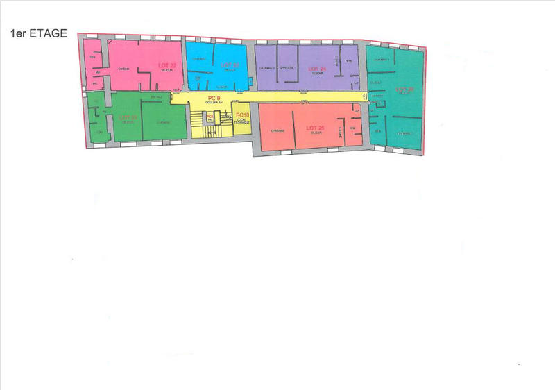 Immeuble - 1 389 m²